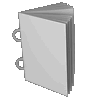 Broschüre mit Ringösen, Endformat DIN A6, 48-seitig