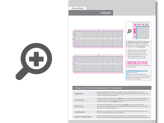 Product Bild faltblatt__gefalzt_auf_din_a6__vertikaler_zickzackfalz__10-seitig