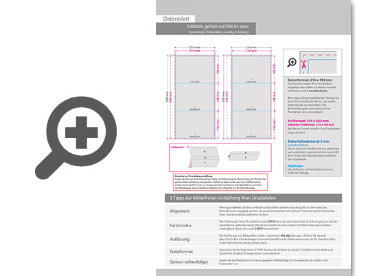 Product Bild faltblatt__gefalzt_auf_din_a5_quer__horizontaler_zickzackfalz__6-seitig